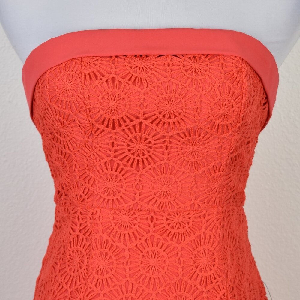 Lulu's Chic Intent Bright Red Crochet Textured St… - image 3